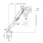 Support De Moniteur avec ressort à gaz – Image 4