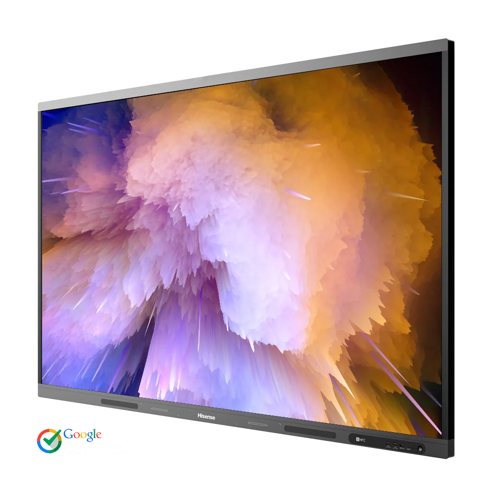 Écran interactif 65 pouces Hisense 65MR6DE-E, idéal pour l'éducation, disponible au meilleur prix au Maroc.