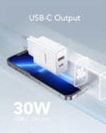 Veger VLS302U - Chargeur Sorties 1 USB-A,1 USB -C , Charge rapide – Image 3