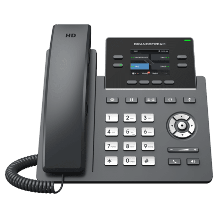 Téléphone IP Grandstream GRP2612P avec 4 comptes SIP et PoE intégré