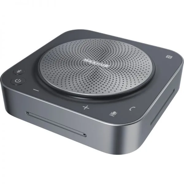 Vue du haut-parleur de conférence Bluetooth MAXHUB UC BM35, conçu pour des réunions claires et sans interruption.