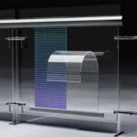 Écran LED transparent pour vitrine de magasin - Affichage dynamique lumineux
