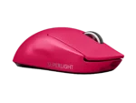 Souris gaming Logitech G PRO X SUPERLIGHT 2 – Ultra-légère, capteur HERO 2, 44 000 PPP, taux d’interrogation 4 000 Hz, design ambidextre – Couleur Magenta et Noir
