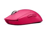 Souris gaming Logitech G PRO X SUPERLIGHT 2 – Ultra-légère, capteur HERO 2, 44 000 PPP, taux d’interrogation 4 000 Hz, design ambidextre – Couleur Magenta et Noir