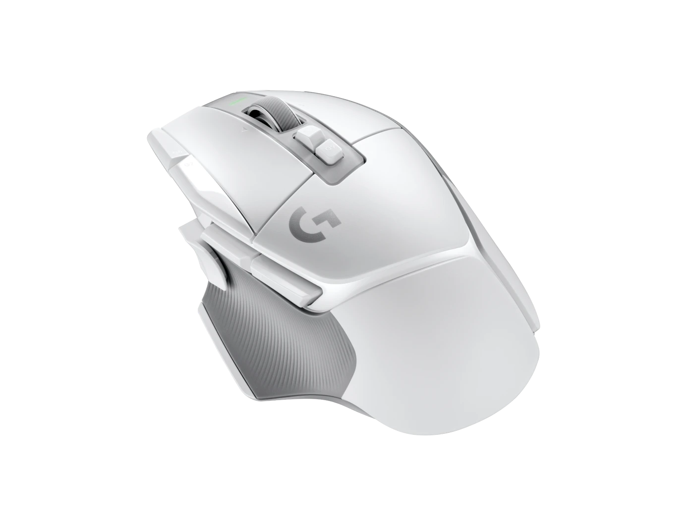 g502x-lightspeed-gallery-1-white Souris gaming Logitech G502 X LIGHTSPEED – Design ergonomique, sans fil ultra-rapide, capteur HERO 25K, 13 boutons programmables et éclairage RGB personnalisable.