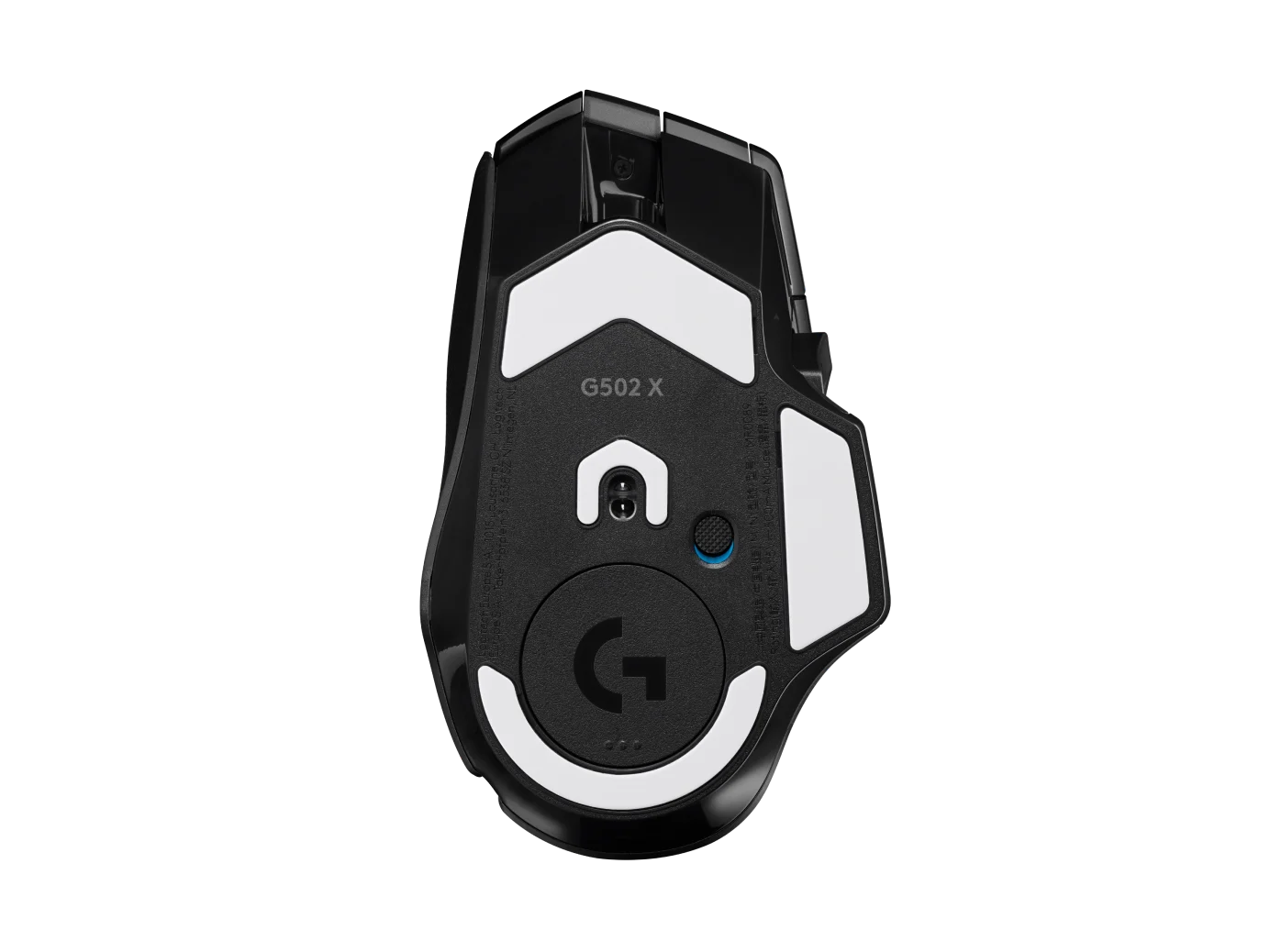 g502x-lightspeed-gallery-6-black Souris gaming Logitech G502 X LIGHTSPEED – Design ergonomique, sans fil ultra-rapide, capteur HERO 25K, 13 boutons programmables et éclairage RGB personnalisable.