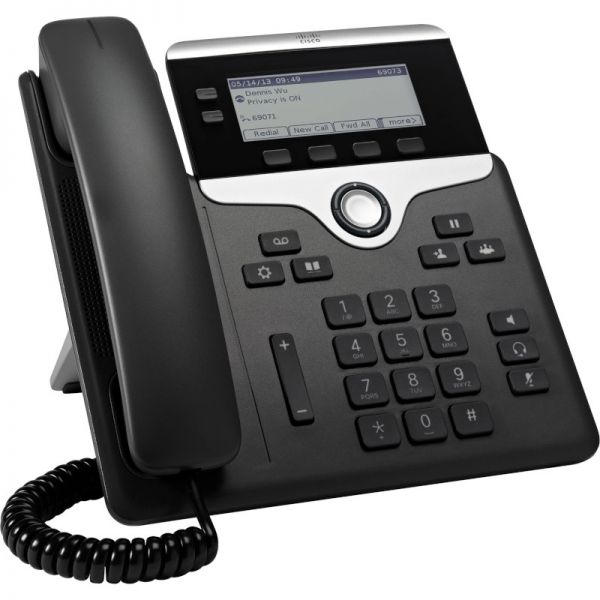 telephone-ip-cisco-7821-K9 Cisco CP 7821-K9 – Téléphone IP professionnel avec écran rétroéclairé et audio HD