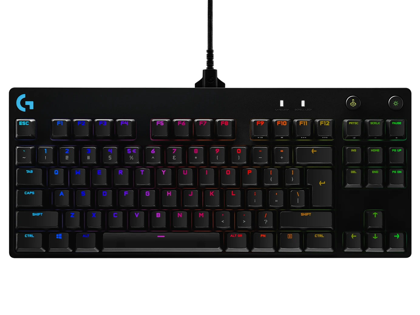 us-int-pro-gaming-keyboard-gallery-topdown Logitech G Pro Mechanical – Clavier Gaming