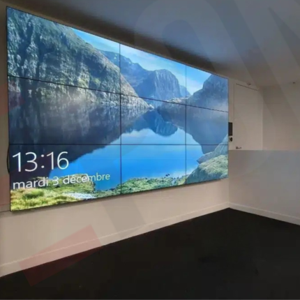 Écran LCD 55 pouces bord à bord pour mur d’image 4K professionnel