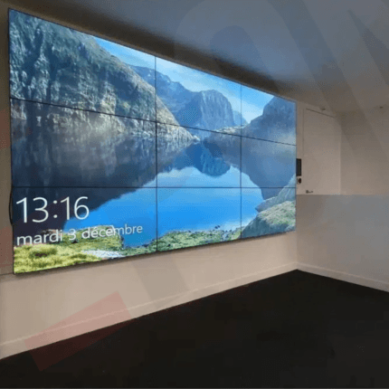 Écran LCD 55 pouces bord à bord pour mur d’image 4K professionnel