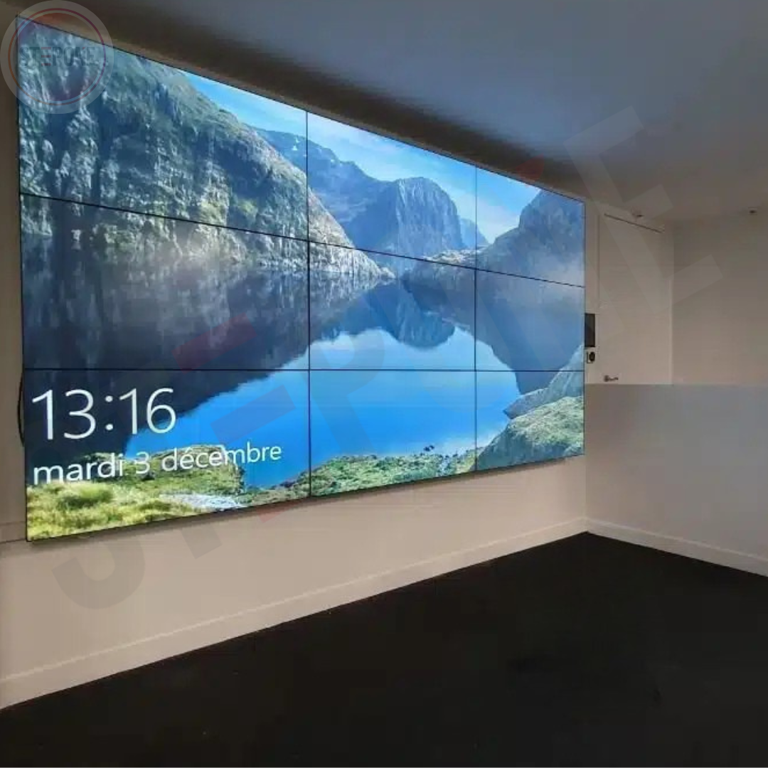 'image 4K Écran LCD 55 pouces bord à bord pour mur d’image 4K professionnel