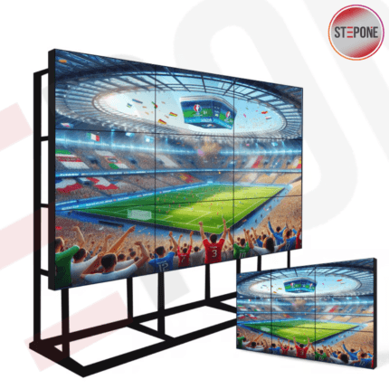 Mur d’image LCD 6 écrans pour événement B2B à Casablanca