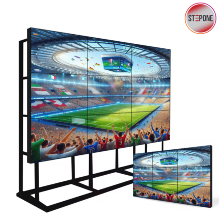 Mur d’image LCD 6 écrans pour événement B2B à Casablanca
