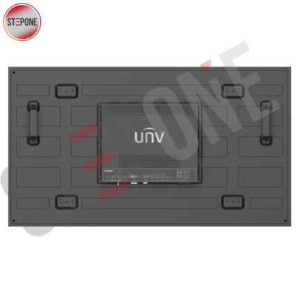 Dos de l’écran mur d’image UNIVIEW 55 pouces avec interfaces HDMI, DisplayPort