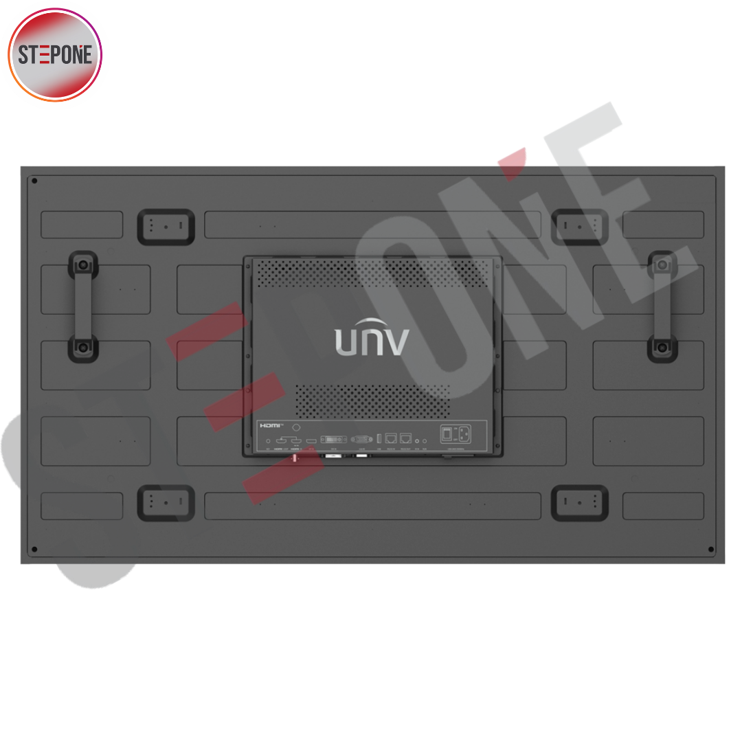 'image 2X2 55 Dos de l’écran mur d’image UNIVIEW 55 pouces avec interfaces HDMI, DisplayPort