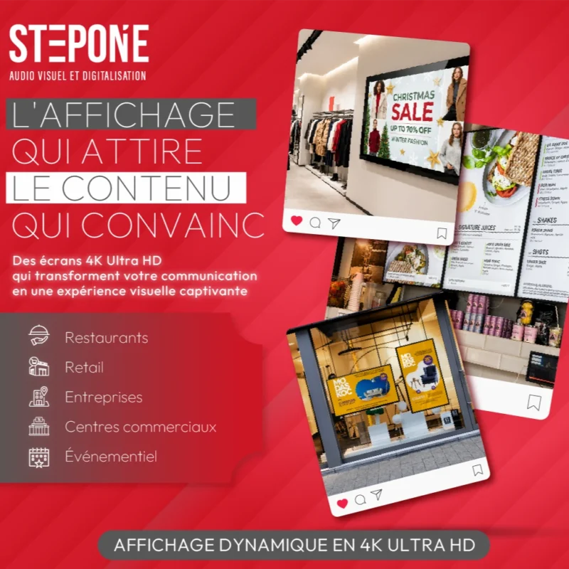 affichage dynamique au Maroc
