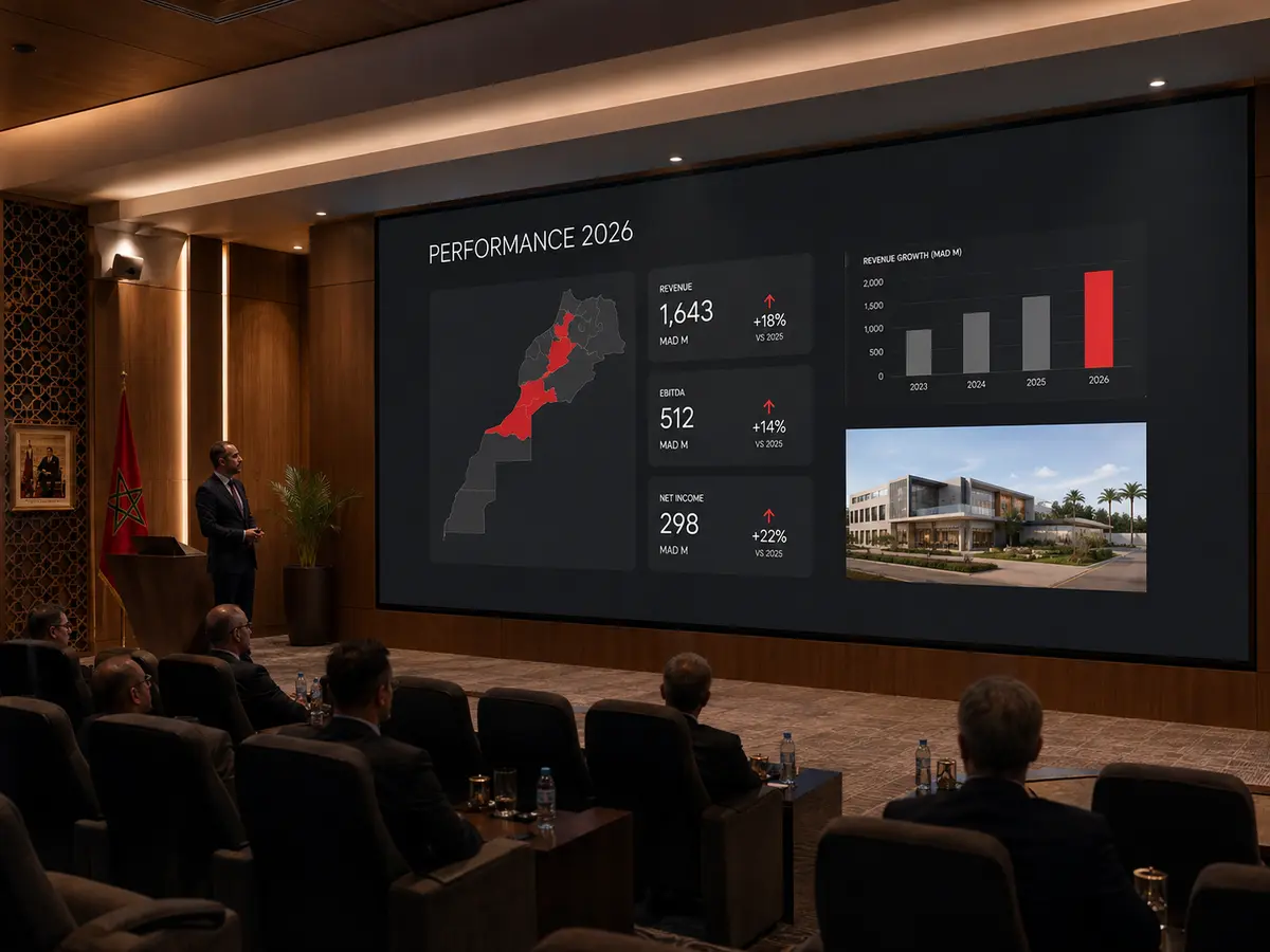 ecran led interieur entreprise | Location audiovisuelle pour événements professionnels au Maroc Location écran LED intérieur pour conférence et événement professionnel au Maroc