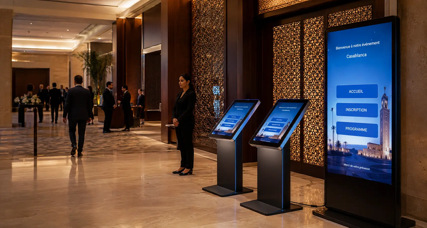 location totem interactif,location totem interactif maroc,location totem digital Casablanca