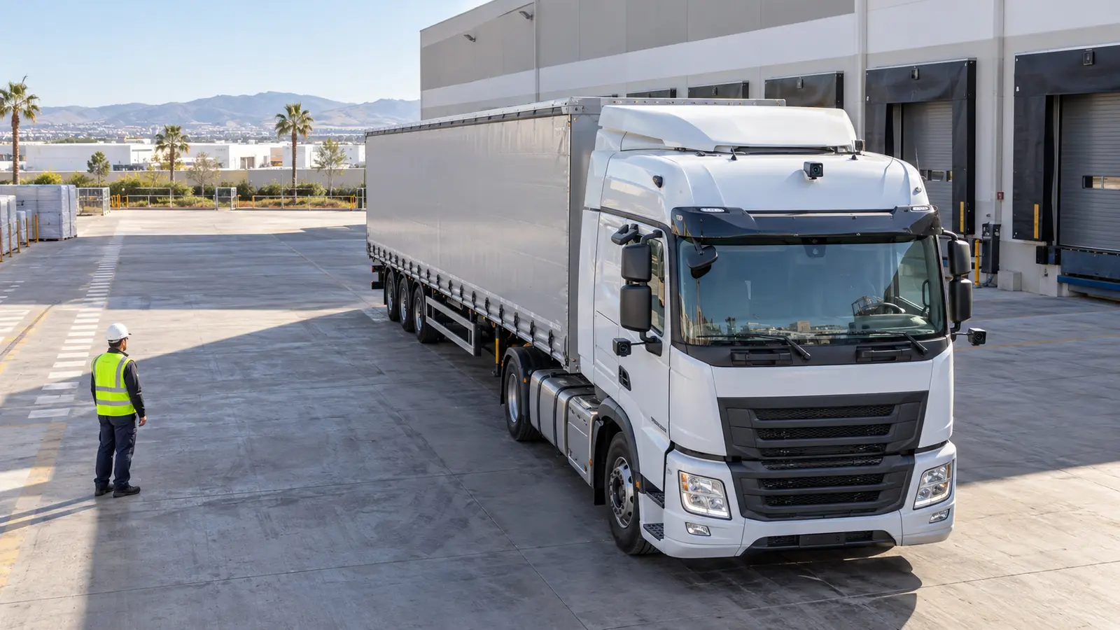 Caméra 360° pour camion et détection des angles morts sur site logistique au Maroc