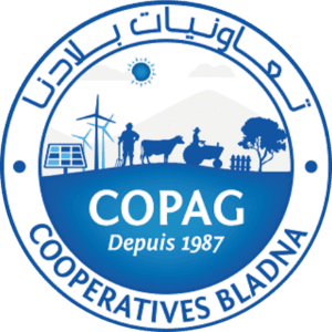 Logo COPAG Jaouda client StepOne | Affichage Dynamique, Écrans LED et Solutions Audiovisuelles Logo COPAG Jaouda, client StepOne — écran LED All-in-One 136 pouces