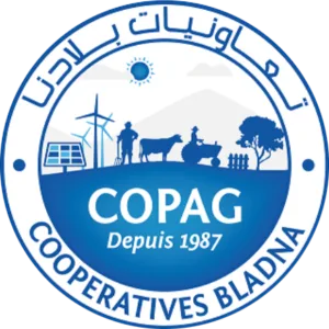 Logo COPAG Jaouda client StepOne | Affichage Dynamique, Écrans LED et Solutions Audiovisuelles Logo COPAG Jaouda, client StepOne — écran LED All-in-One 136 pouces
