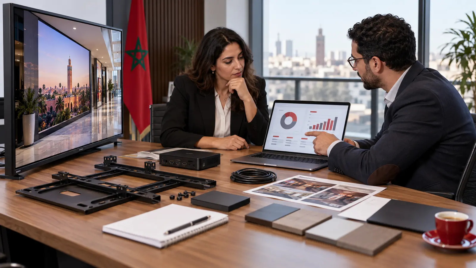 Étude du budget global d’une solution d’affichage dynamique au Maroc
