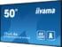 Vue arrière de l’écran iiyama LH5060UHS-B1AG avec fixation VESA 400 x 300 mm