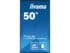 Vue de profil de l’écran iiyama LH5060UHS-B1AG au design fin de 41 mm