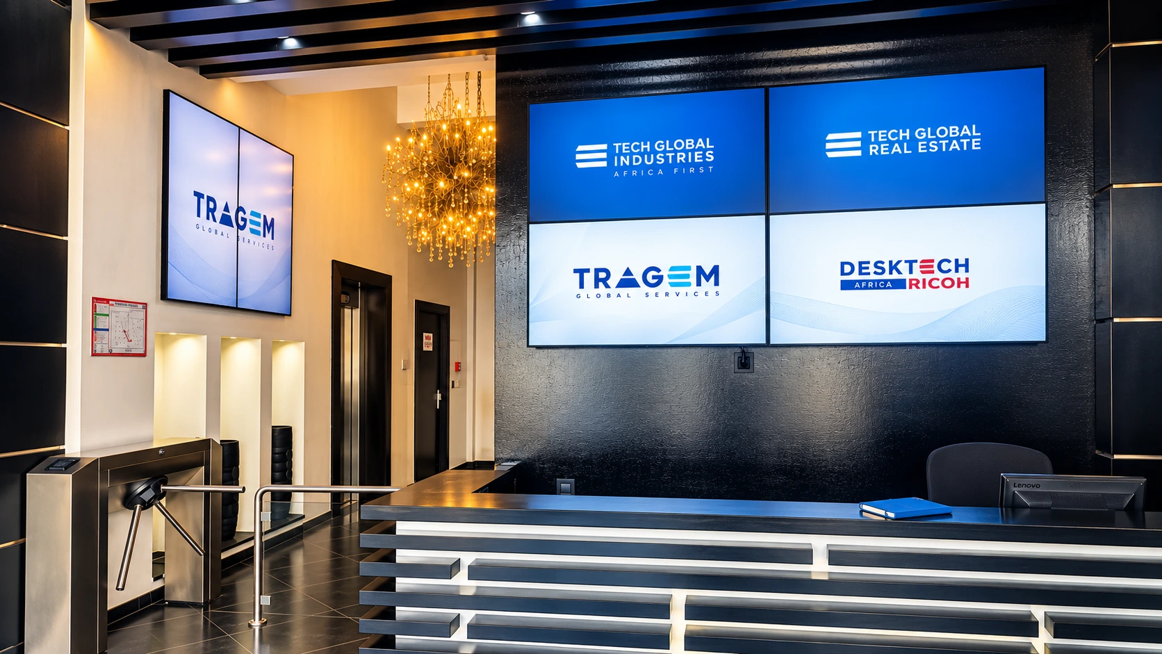 trajem etude de cas optimisee 04 | Tragem — Affichage dynamique multi-écrans piloté depuis le cloud Écrans professionnels Tragem avec contenus multi-écrans pilotés depuis le cloud