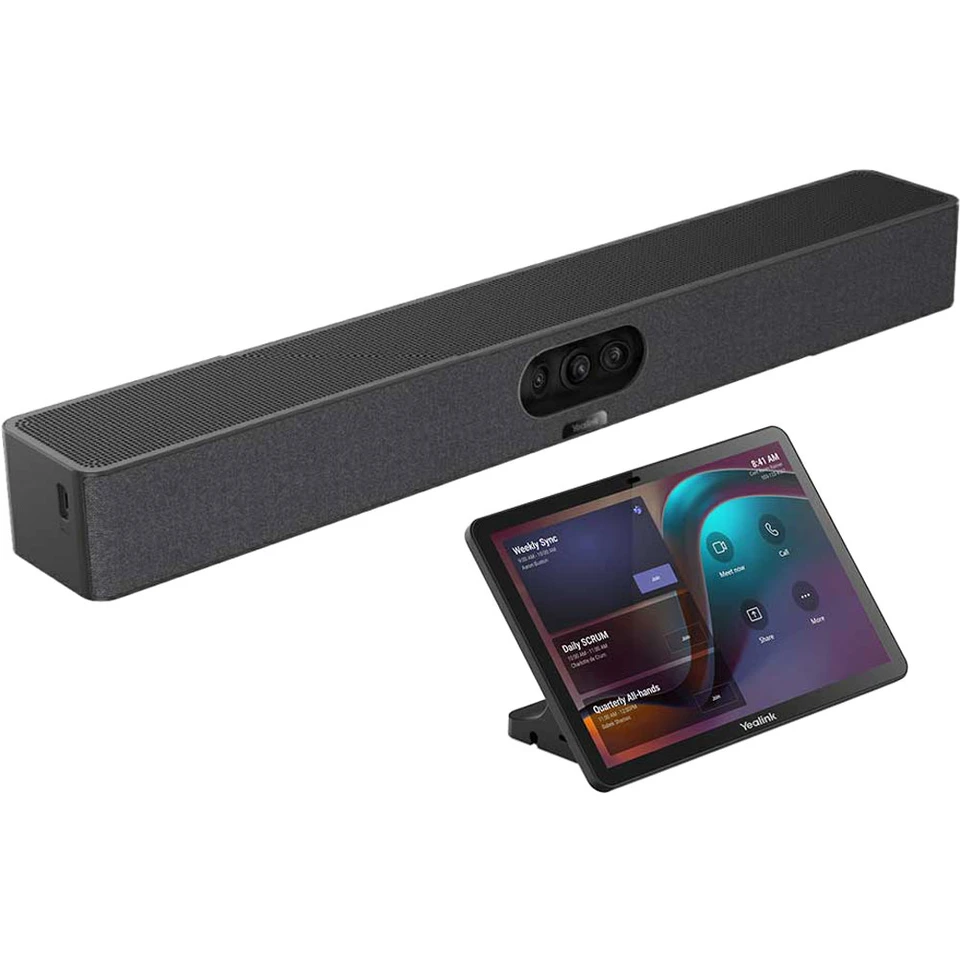 Yealink A25-031 – MeetingBar A25 avec CTP25 Kit Yealink A25-031 avec barre MeetingBar A25 et console tactile CTP25